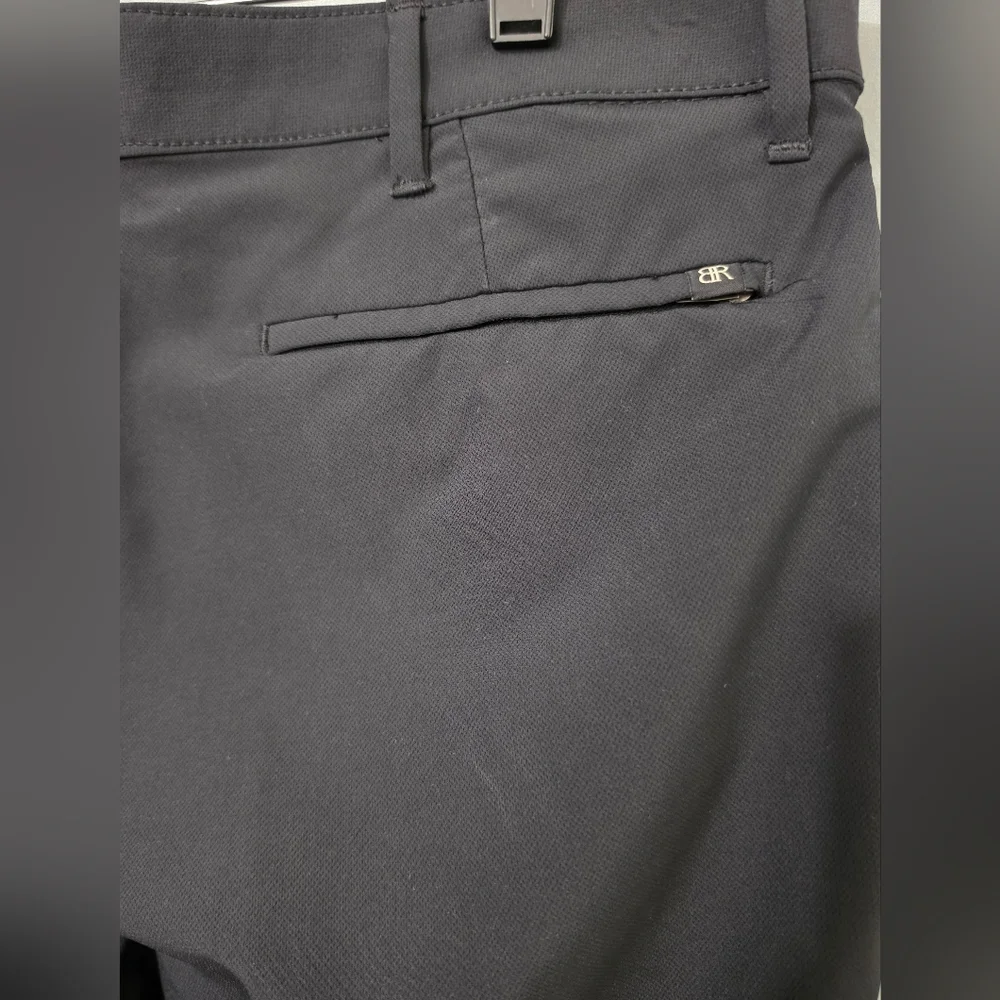 Banana‎ Republic Pants 34 X 30 Mens Black Slim Fit Tech Fabric